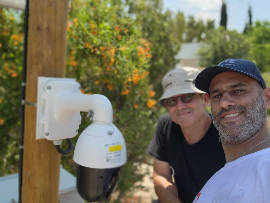 התקנת מצלמות אבטחה PTZ